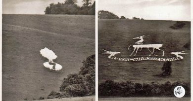 The Sutton Down Badges in Old Postcards